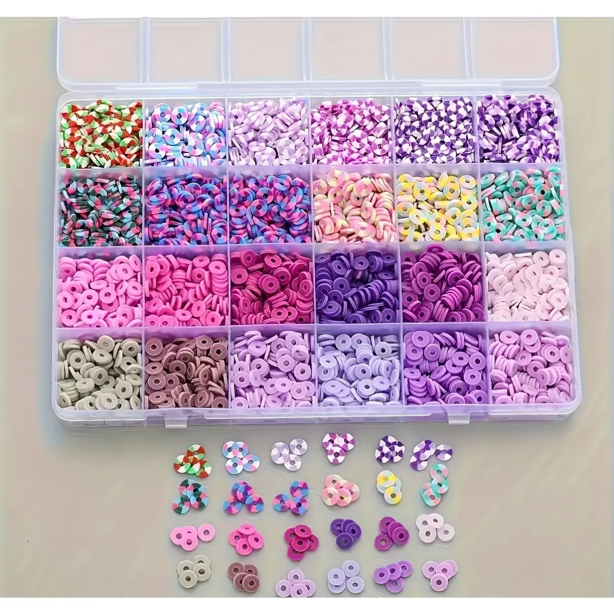DIY Polymer Clay Craft Kit – Cross-Border Style: Sliced ​​Clay Beads for Jewelry, Bracelets, and Necklaces