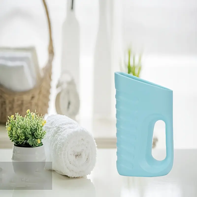 [Soft Shampoo Rinser] Soft and Light Shampoo Bath Rinser, EVA Material |   Multi-Functional Shampoo Cup for Youngsters Bathing, Washing Hair, Watering Flowers