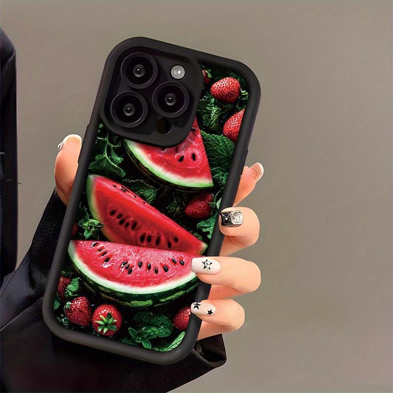 Phone case: Fresh Fruit Watermelon Strawberry Instagram Style Printed Phone Case for iPhone 17 E Air Pro ProMax iPhone16 15 14 Plus 13 12 Mini 11 X XS XR