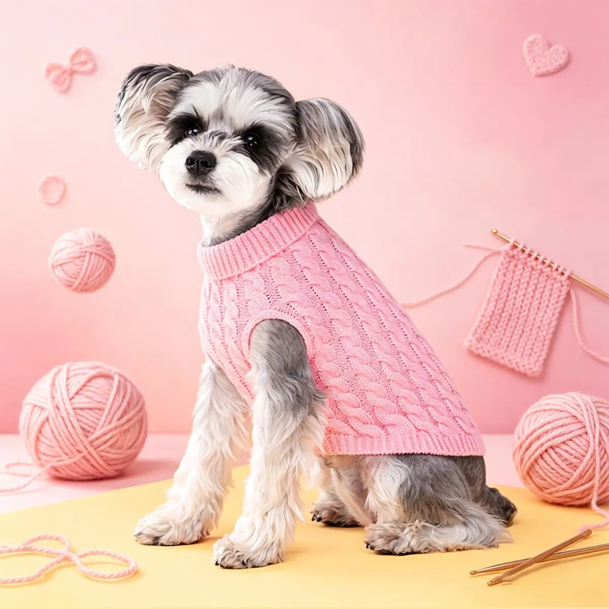 Thick Pet Warm Sweater, Soft Skin-Friendly, No Shedding, Breathable, Small Dogs Cats, Puppy Sweater, Home Outdoor, Versatile Cold Weather Coat