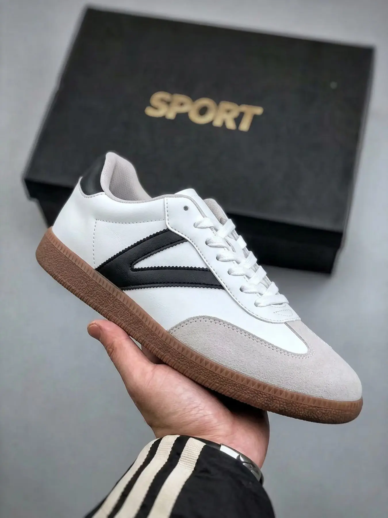 Men's Daily Casual Sport Shoes Sneaker, Comfortable Breathable Laces, Lace Up Sneaker, PU Leather, Medium Width, All Seasons, Less Than Ankle Height, Sporty Sneakers, Footwear Sneakers