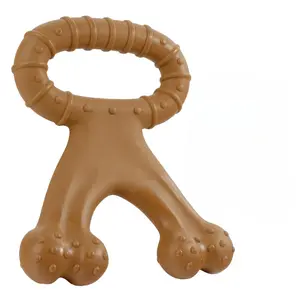 Teething toy with beef flavor, indestructible dog toy,  chew toy