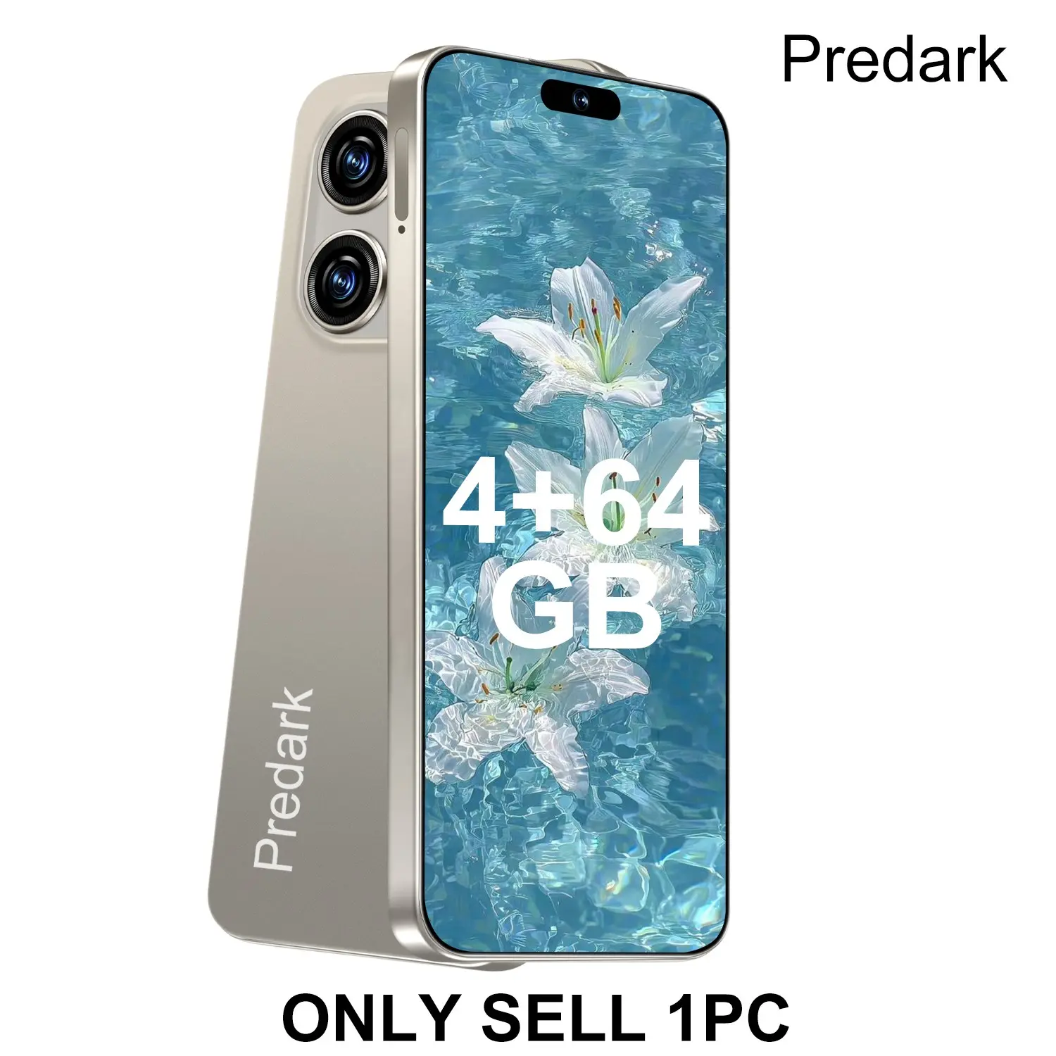 Predark 6.93-Inch Large Screen Smartphone, 4GB+64GB Memory, Dual Camera, 4100mah Battery, Octa-Core Processor, Android 10, Dual Sim
