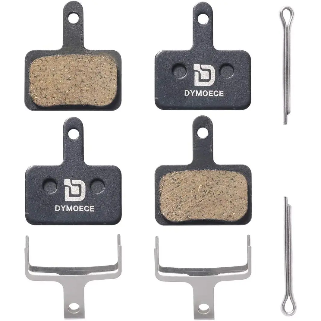 Bike Brake Pads 2 Pairs Disc Brake Pad for Shimano Deore TRP Tektro | Bicycle Brake Pads for Acera Alivio B01s MTB Ebike Brake Pads Replacement Heat Dissipation Consistent Braking Performance