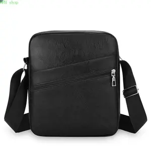 Men’s Leather Sling Backpack - Lightweight, Compact Crossbody Chest Bag with Zip Closure, Modern Minimalist Design for Daily Commute & Outdoor Use
