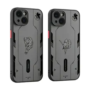 EVA Neon Genesis Evangelion shockproof matte  Phone Cases  for iPhone 17, 16, 15, 14, 13, 12, 11 Pro Air Plus ProMax and Samsung S26-S21 Plus Ultra Samsung A52-A12 shock-absorbing phone cases, first choice fashionable gift.