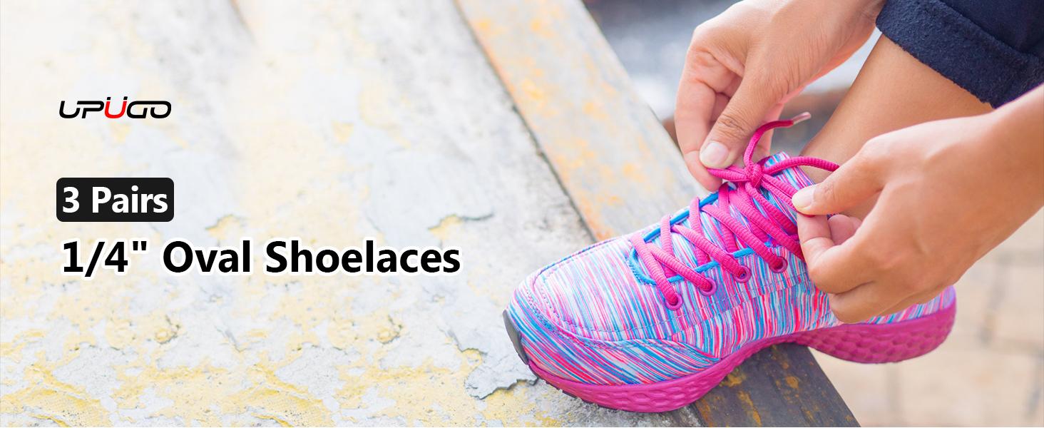 AGS UpUGo Elastic Shoe Laces, No Tie Shoe Laces Tieless for Kids, Adults, Elderly, One Size Fit All