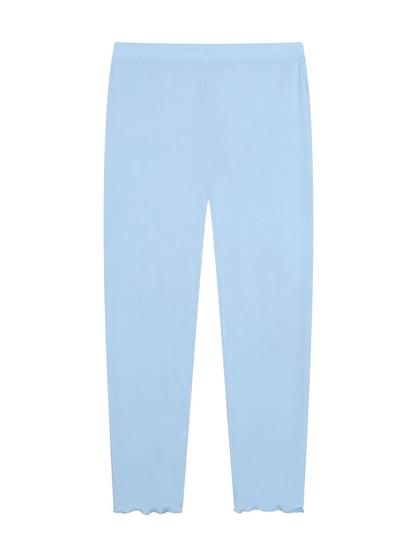 Girl's Solid Color Leggings, Casual Comfy Breathable Skinny Pants for Daily Wear, Kids Bottoms for All Seasons