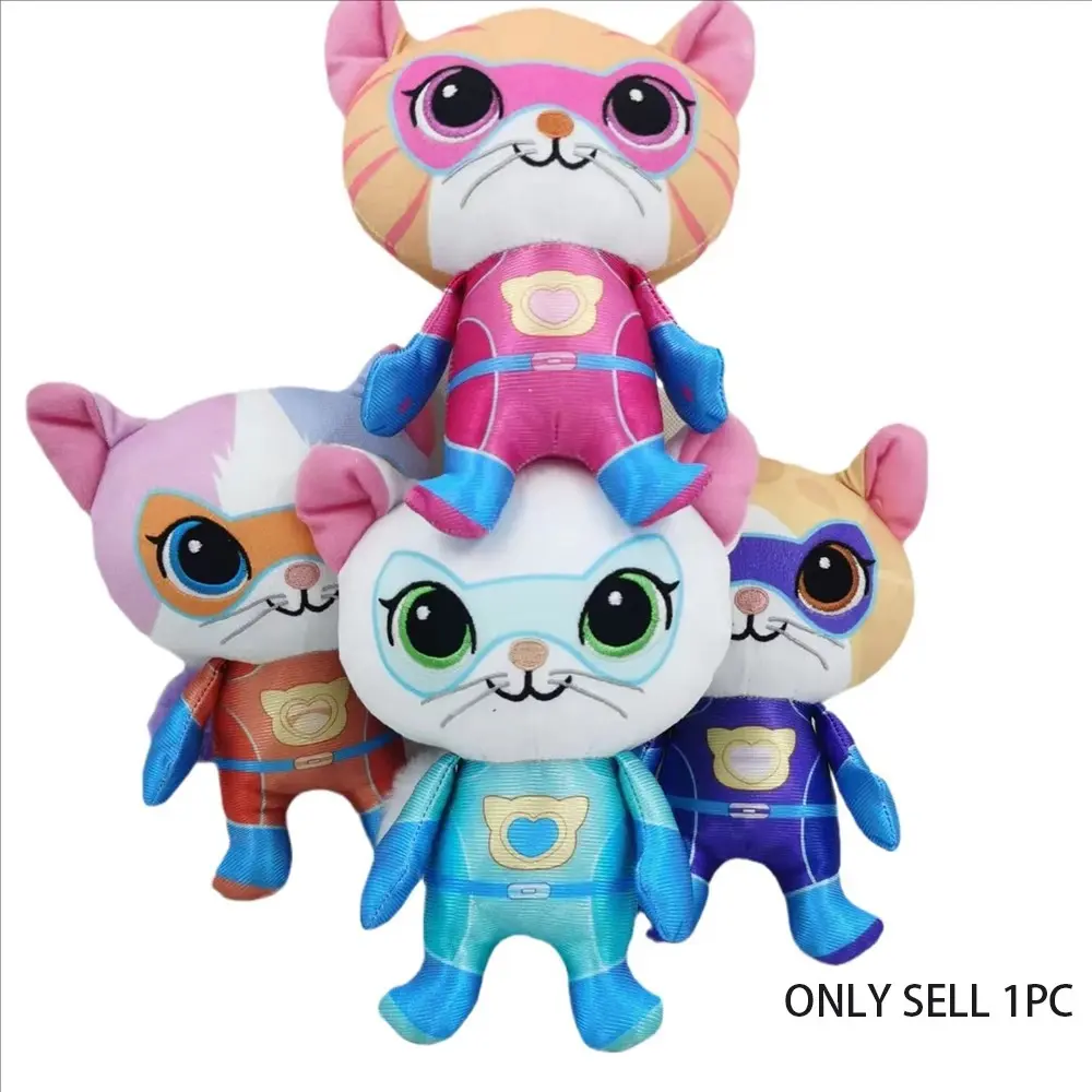 New Arrival Super Kitties Plush Toy, Cute Cartoon Stuffed Doll, Cuddly Stuffed Animals