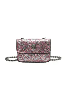Mini Chain Crossbody Shoulder Bag for Women, Contemporary PU Leather Plain Design, All-Season Fashion Accessory, Perfect Gift Choice