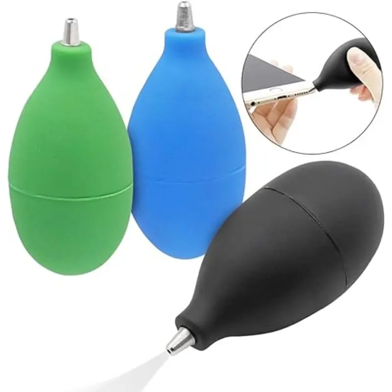 1pcs portable rubber air blower with extrusion nozzle-dust collector for cleaning camera lens, watch, mobile phone, keyboard, motherboard and tablet computer-strong airflow is suitable for the repair and maintenance of electronic equipment.