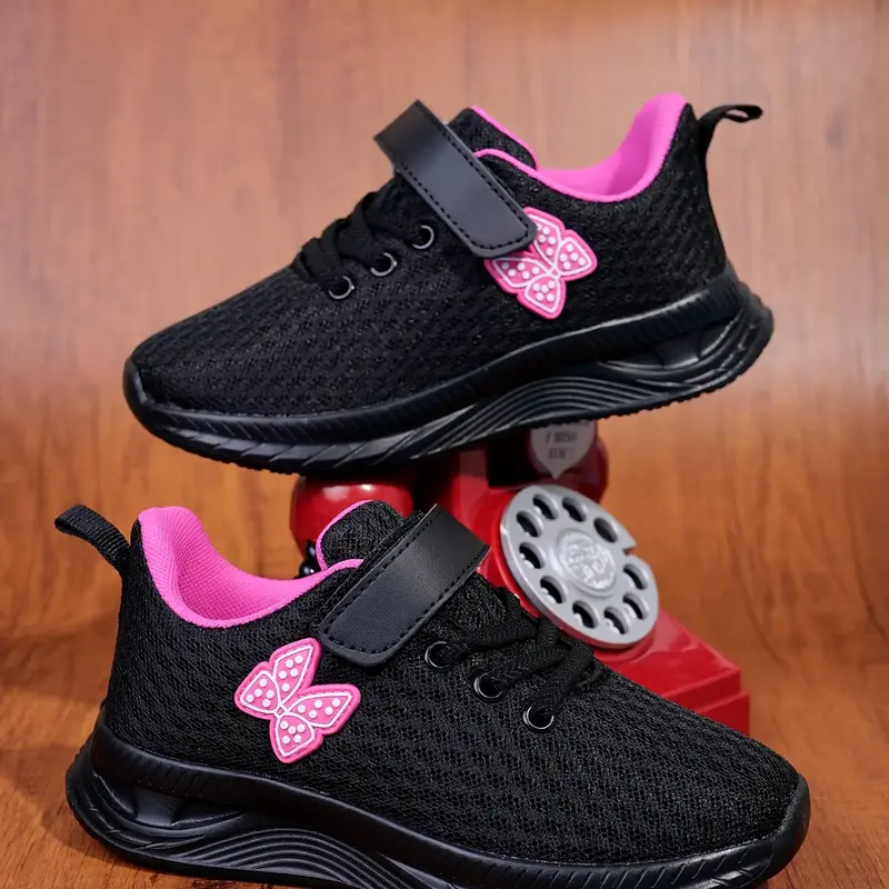Spring/Fall Flyknit Trendy Fashionable Running Shoes, Lightweight Breathable Shoe Face, Cute Butterfly Drop Design, Ideal for Daily Wear and Running, Aesthetic Running Sneaker #GLOBAL PICKS