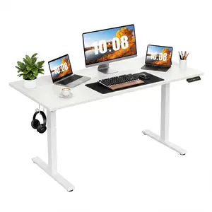Electric Standing Desk, Height Adjustable Sit Stand Desk with 3 3 Preset Heights, Home Office Desk for Work from Home, Gaming, Study & Writing