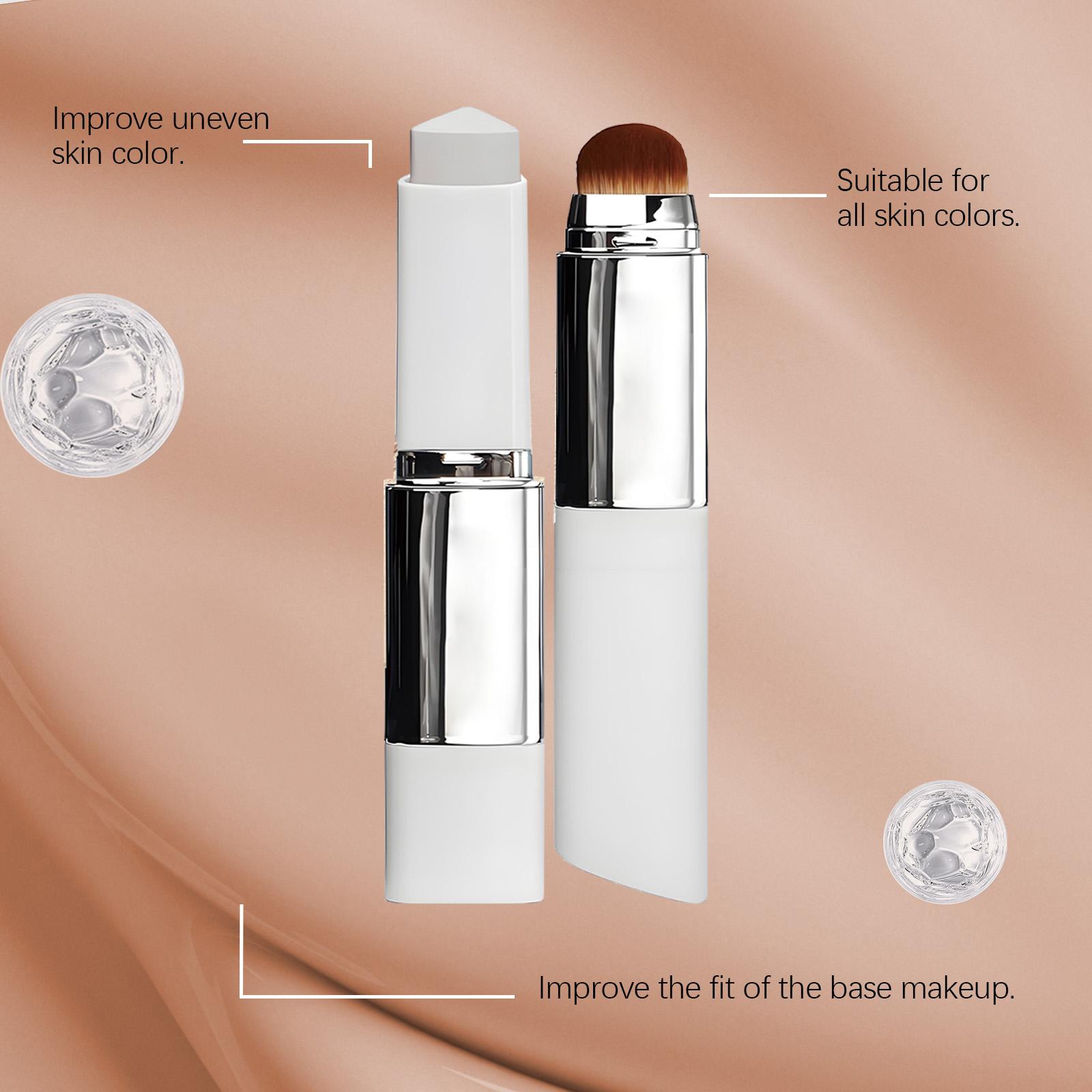 AMZ The Dark Skin Two-In-One Color-Changing Foundation Stick Has A Light And Thin Texture, Moisturizing, Brightening And Nourishing The Skin With A Matte And Clear Makeup Effect