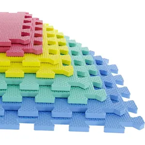 Interlocking Floor Mats - 8-Piece Nontoxic Exercise Mat or Play Mat for Toddlers, Babies or Kids - Foam Padding for Home Gym (Multicolor)fidget toys