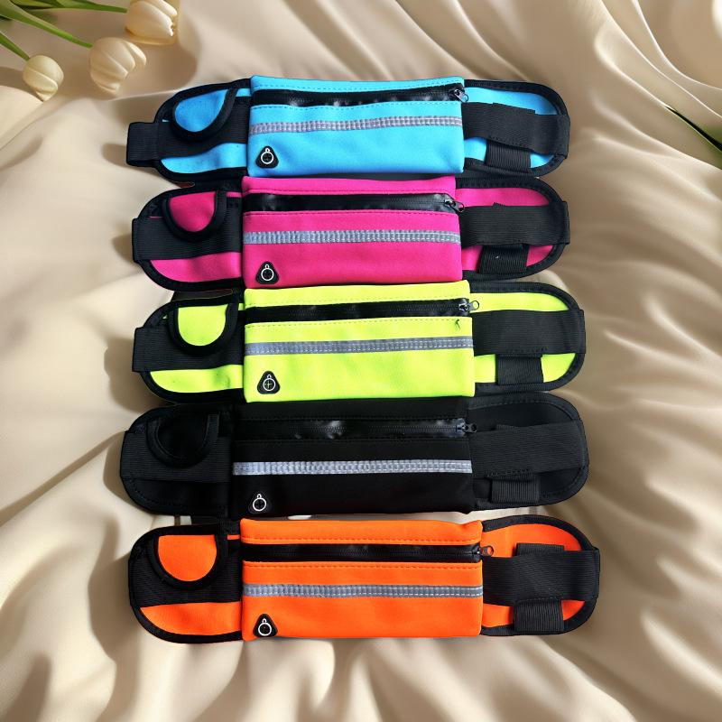 Creative sports and leisure fanny pack, waterproof and shockproof personal mobile phone bag, a kettle must be brought for outdoor riding and running