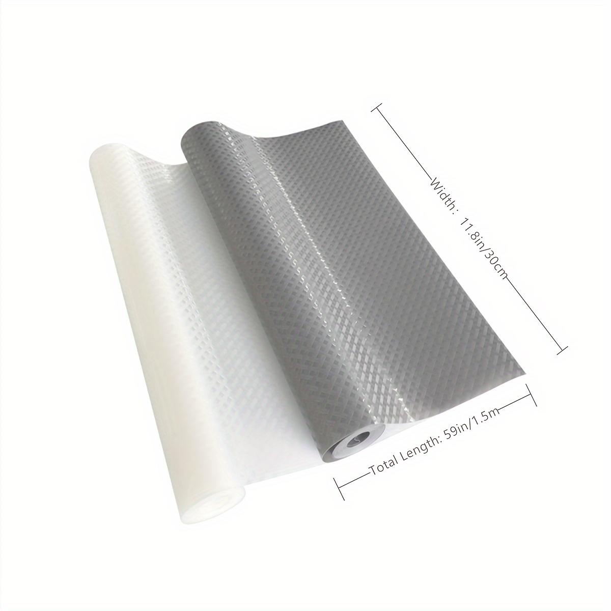 Kitchen Cabinet Liner, 1 Roll Waterproof & Oil-proof Kitchen Cupboard Liner, Durable Plastic Drawer Mat, Non Adhesive Fridge Liner for Shelves, Kitchenware
