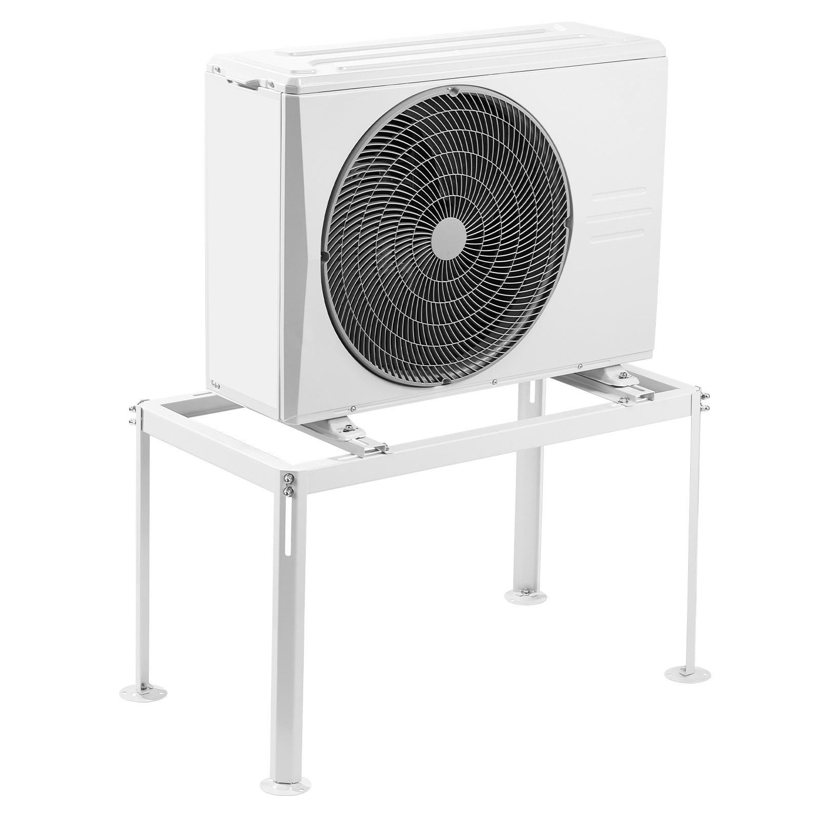 VEVOR Mini Split Ground Stand, Adjustable Anti-Vibration Mini Split Stand for 9000-36000 BTU Ductless Air Conditioner Heat Pump, Heavy Duty AC Base Bracket Floor Mount w/ 661LBS Max.Load CapacitySummervibes