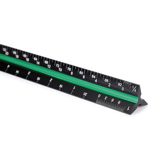 3 Pack 12 Inch Solid Aluminum Triangular Architect Scale Ruler Set, 3-Colors-Groove Architectural and Engineer Scale Metal Ruler Set, Clear Scales Drafting Rulers for Engineer Blueprint Project 3 Pack 12 Inch Solid Aluminum Triangular Architect Scale Ruler Set, 3-Colors-Groove Architectural and Engineer Scale Metal Ruler Set, Clear Scales Drafting Rulers for Engineer Blueprint Project