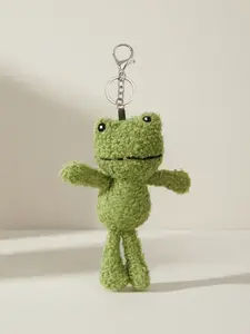 Cute Frog Design Keychain, Cute Animal Design Keychain for Women & Men, Fashion Accessories for Bag Decoration, Keychain For Bags, Cute Keychain Accessory, Animals Keychain Decor