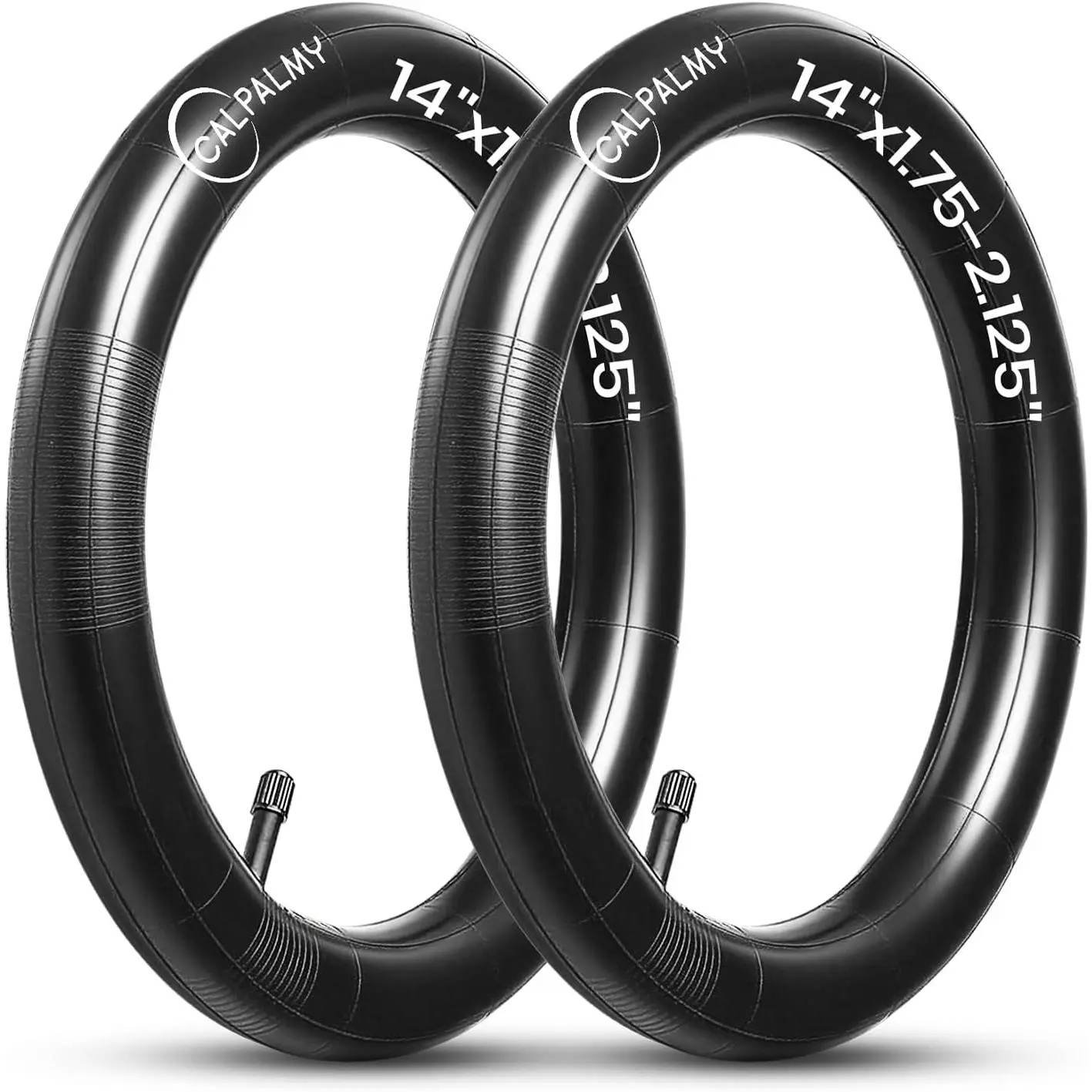 12"/14"/16"/18"/20"/22"/24"/26"/28" Kids Bike Inner Tubes (2 Pack), Width Fit 1.75/1.95/2.125 with Schrader Valve, Compatible with Most Kid Bike and Road, Mountain Bikes
