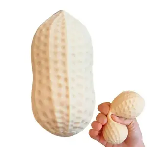 Large Soft Peanut Stress-Relief Toy, Realistic Food Squishy Fidget, Slow-Bounce Texture, Relaxing Squeeze, Cute Decompression Ball, Gift Idea