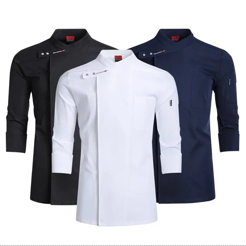 Catering Chef's Clothes Hotel Restaurant Waiter Uniform Kitchen Bakery café Long sleeves Work Shirts Food Service Cooking Jacket
