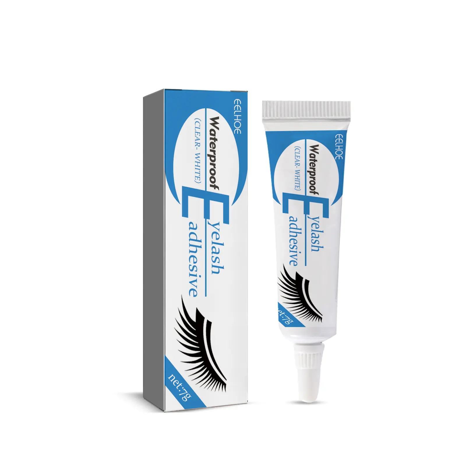 EELHOE Eyelash Adhesive for False Lashes, Lightweight Lash Glue for Makeup Application, Easy Use Beauty Tool sohochic