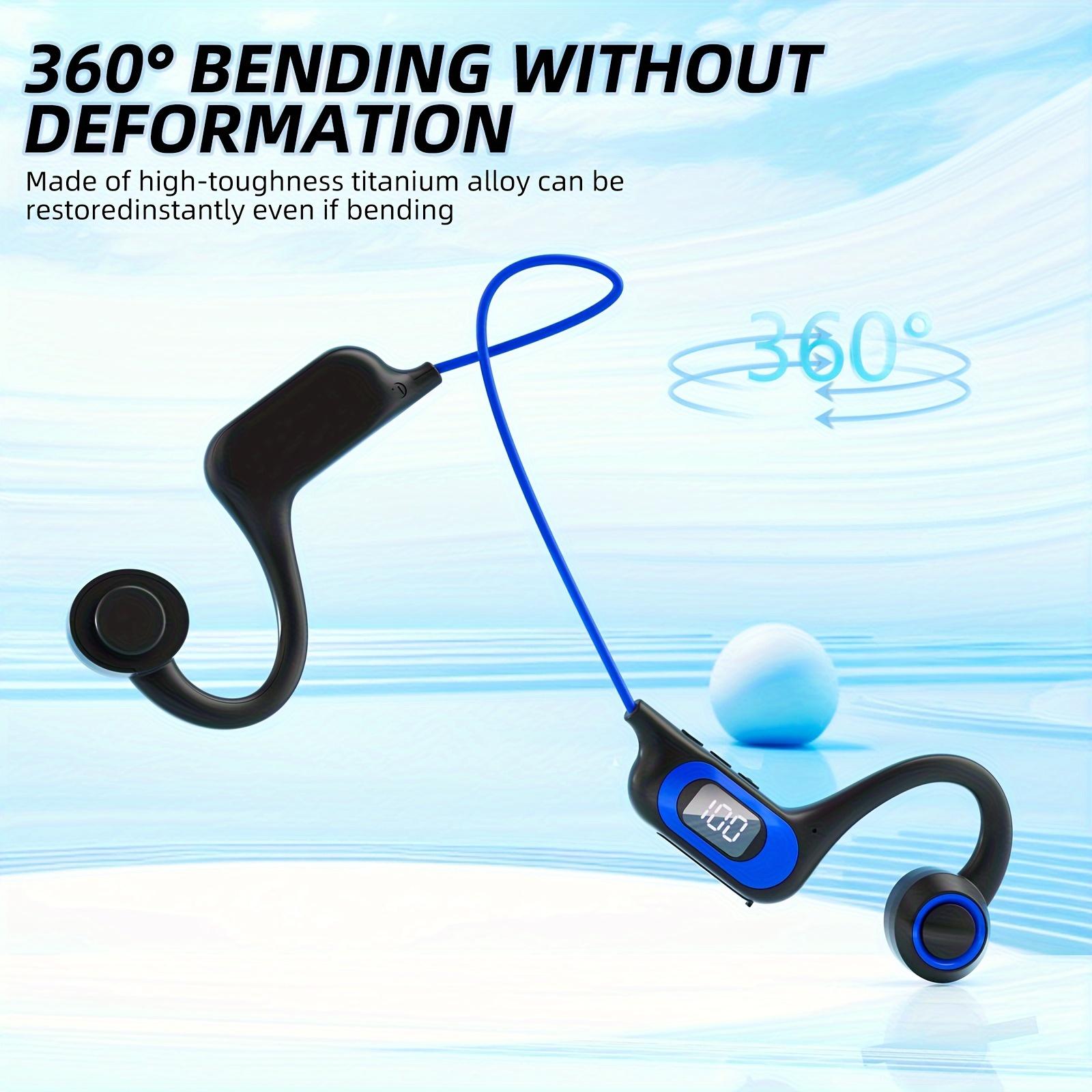 Open-Ear Bone Conduction Wireless Headphones, Sweatproof with Built-in Mic and TF Card Slot - Ideal for Running, Gym, Hiking, and Cycling, Gym Headphones noise cancelling airpods 4 cases short throw portable smart projector