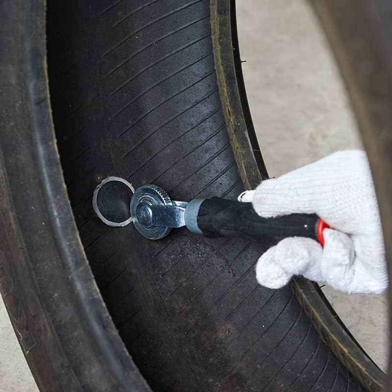 Pneumatic Tire Buffer Full Kit, Air Tire Grinder with Tire Patch Roller and Tire Scraper