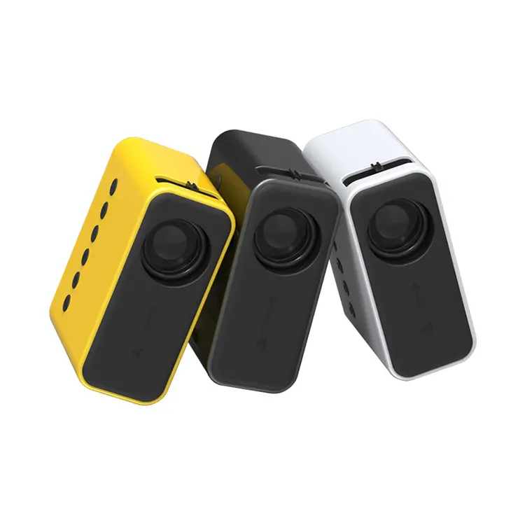 LCD YZ03 HD Portable Wired Screen Mirroring Projector Private Model Factory Direct Sale Mini