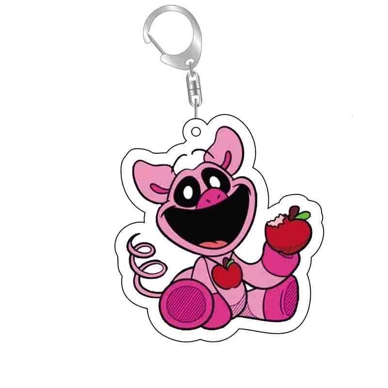 Poppyplaytime game smiling animal poppy playtime periphery doll pendant acrylic keychain