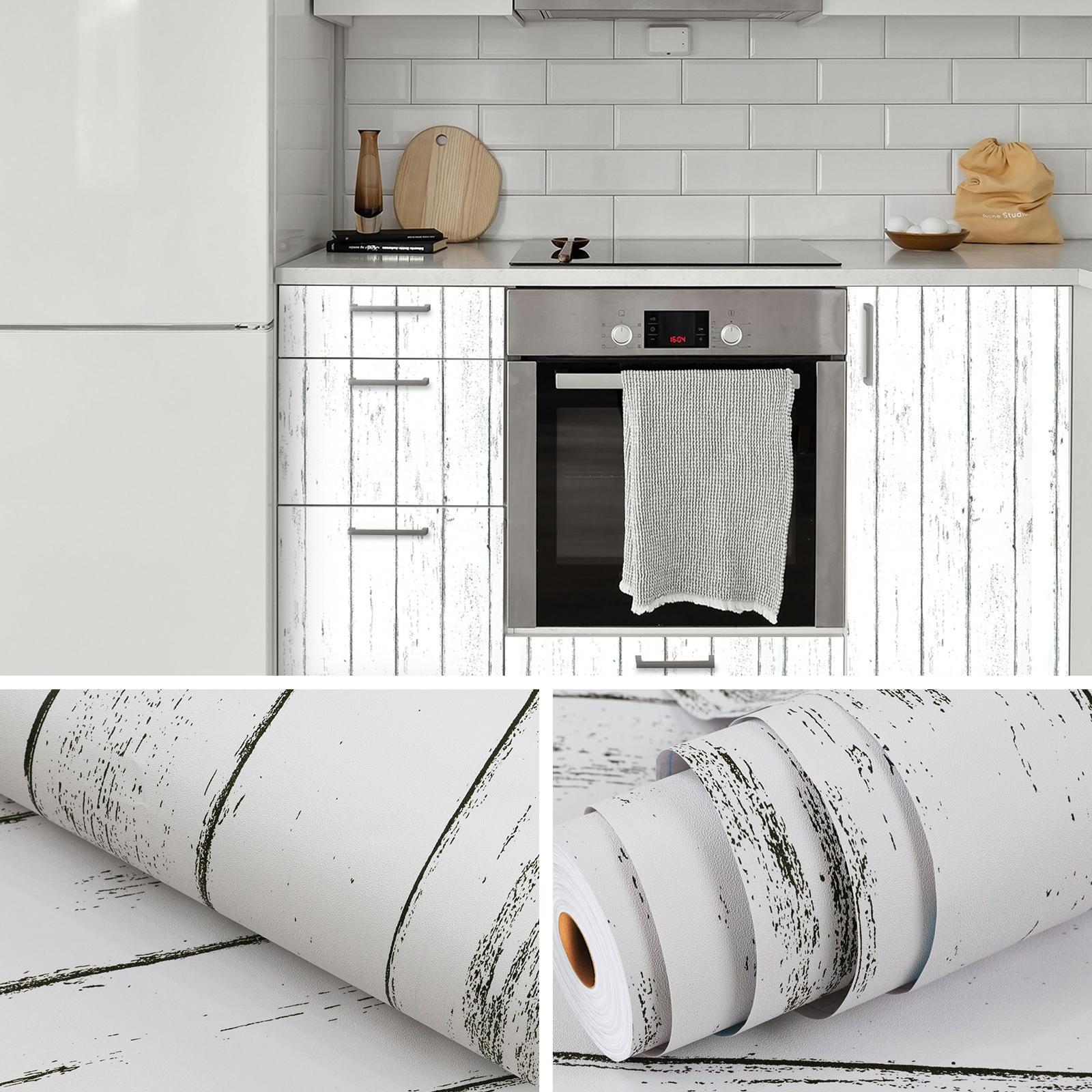 Wood Grain Pattern Wallpaper (1 Roll), Waterproof Material Self-Adhesive Removable Wall Sticker,Peel and Stick wallpaper ，Decorative Wallpaper for Home Living Room Bedroom Office，wallpaper for bedroom，wallpaper for living room，wallpaper sticker