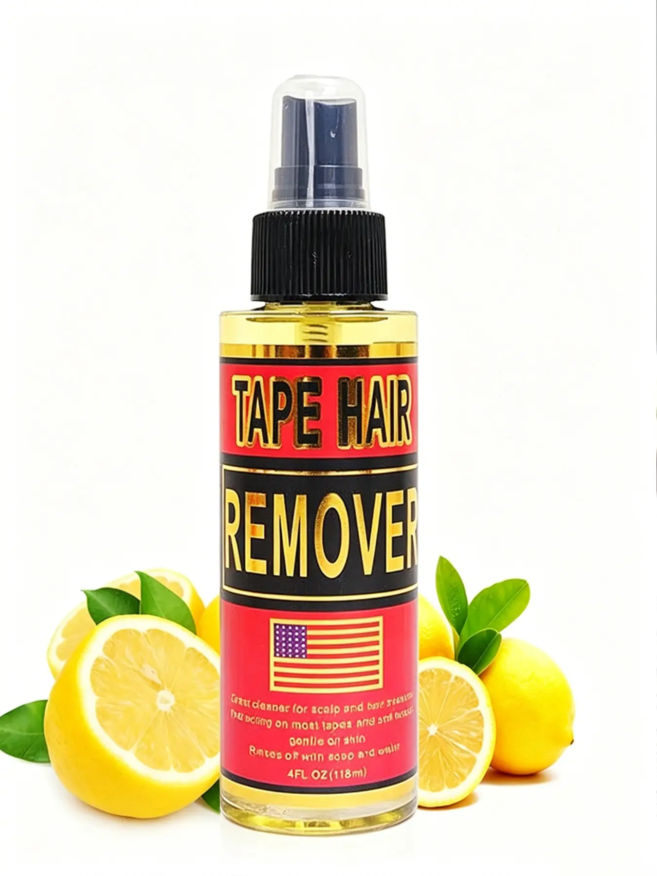 4oz Hair Extension Tape Remover Spray, Gentle Skin Safe, Fast Glue Removal, Specialized for Hair Extensions and Wigs, 1 Bottle
