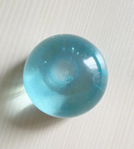 2026 Slow Rebound Stress Ball with Coconut Oil, Moldable Squishy Ball 6cm for Tension Release, Sensory Fidget Toy for Adults Office Desk, Sea Blue Squeeze Ball for Easter Basket Birthday Gift