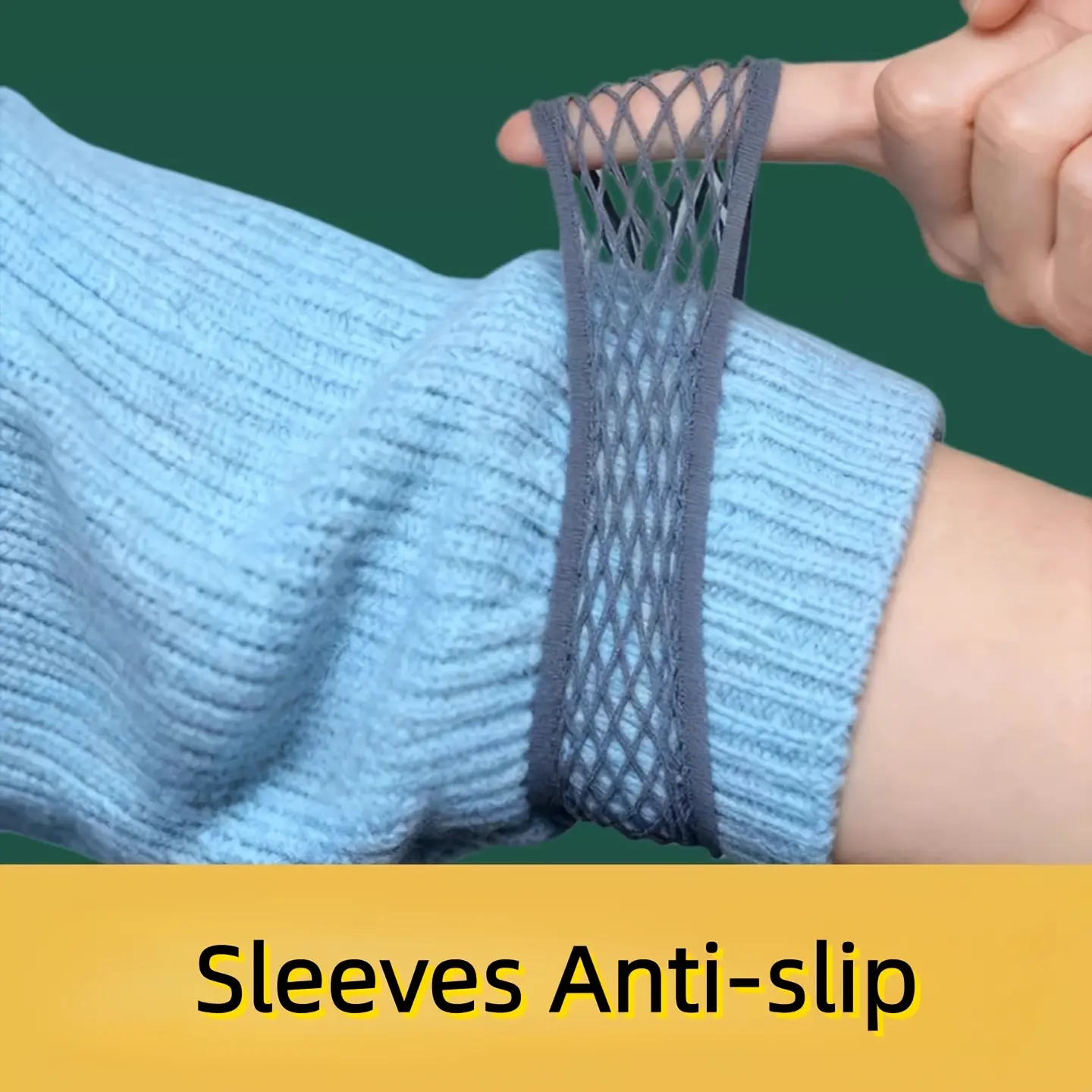 Highly Elastic and Non Slip Plastic Sleeve Cuffs, Non Damaging Cuff Straps for Comfortable Fit, Suitable for Fitness, Daily Use, and Everyday Wear As Elastic Armbands