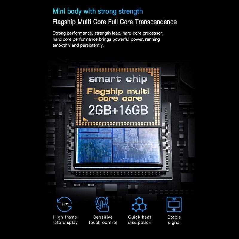 FUFFi Mini Smart Phone, 3.0 Inch Dual Card 3G Android 8.1 Phone, 2GB + 16GB GPS Bluetooth-compatible WiFi Portable Small Smart Phone, Learning Machine, Pink Learning Tablet, Learning Tool