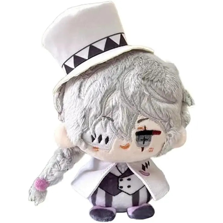 Dazai Osamu Anime Figure Pillow Bag Pendant Sigma/Nikolai Gogol Soft Pillow Cute Stuffed Cushion Anime Figures 4.72IN
