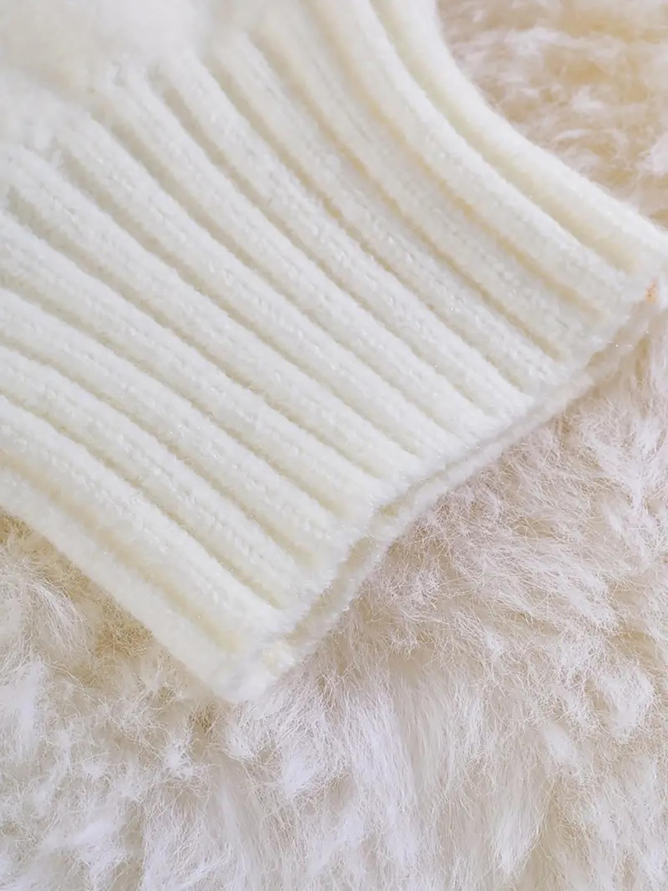 Women's V-Neck Adjustable Drawstring Hoodie, Loose Fit Soft Knit Pullover, Casual Unique Design Long Sleeve Sweatshirt for Early Autumn