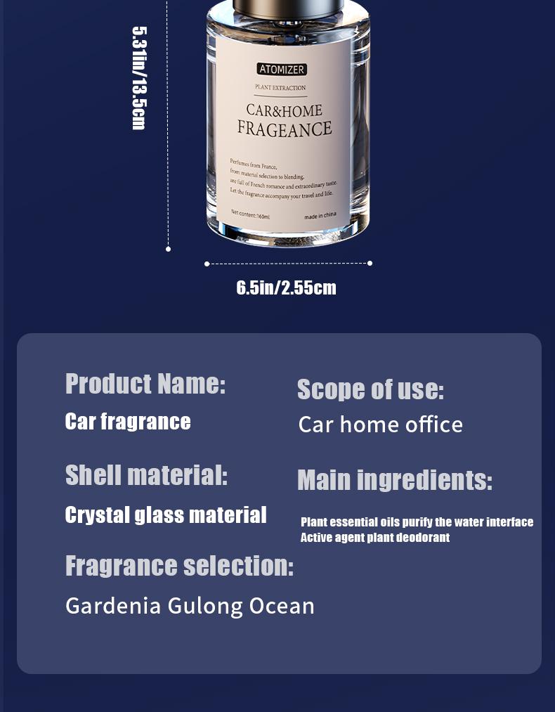 Car Mounted Fragrance Spray Perfume Essential Oil Diffuser Humidifier Intelligent Fragrance Large Capacity High Quality