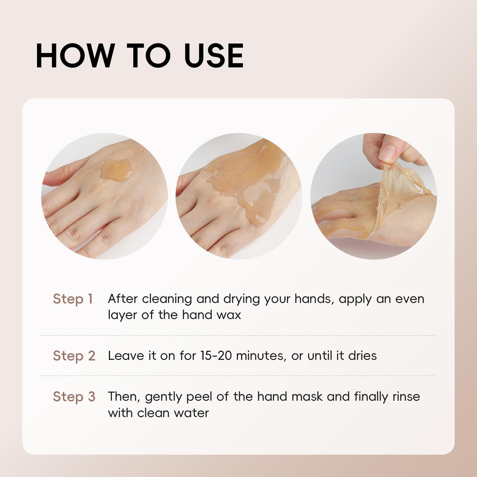 Coffee Peel Off Hand Mask 50g ， Exfoliating Hand Wax for Dead Skin Removal ， Deep Cleansing & Moisturizing Hand Treatment ，Smooth Soft Hands ， Travel Size Portable Jar