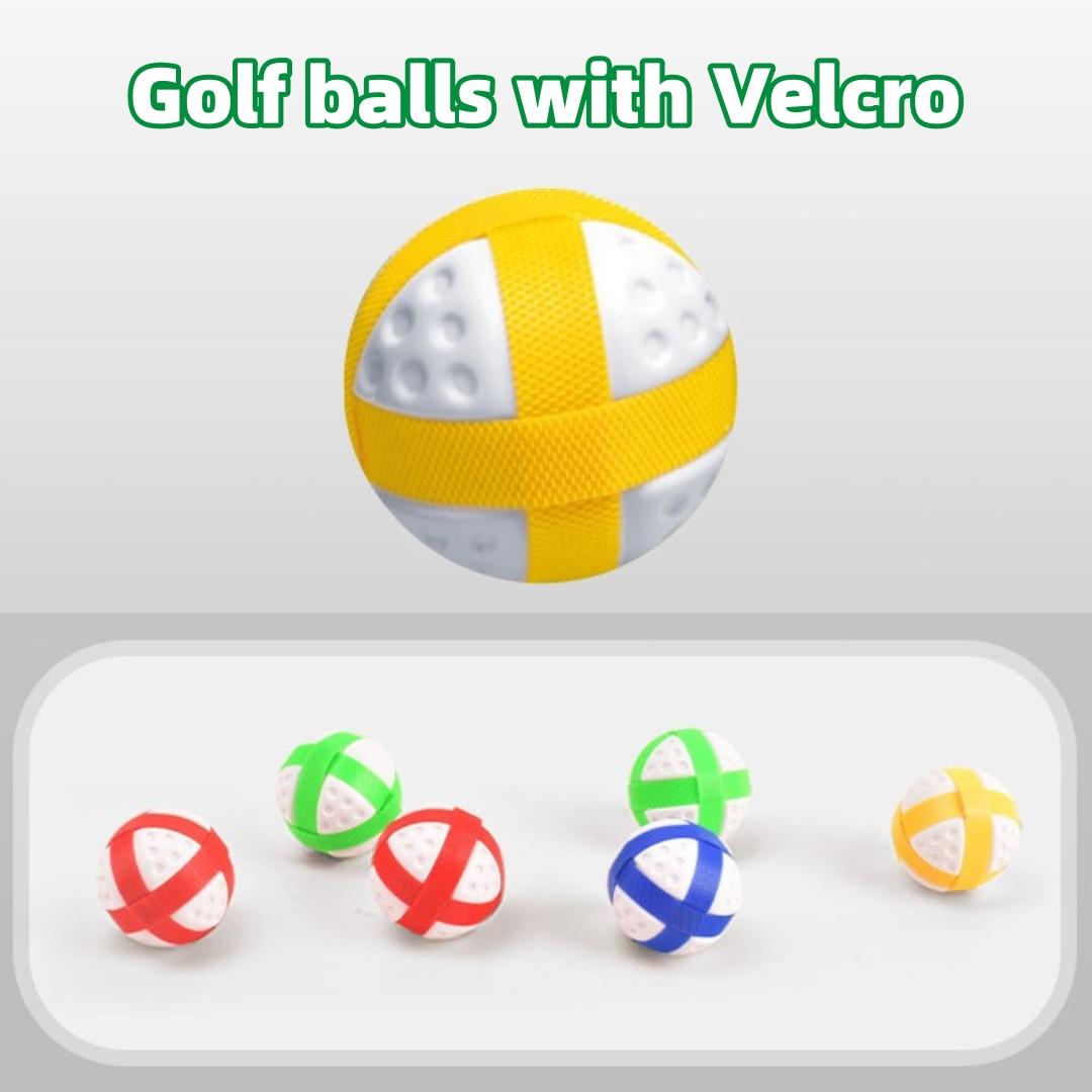 2-in-1 Golf Toy, 1 Set Indoor & Outdoor Golf Toy, Parent-child Interactive Game, Sports Toy for Kids, Birthday Gift for Boys & Girls