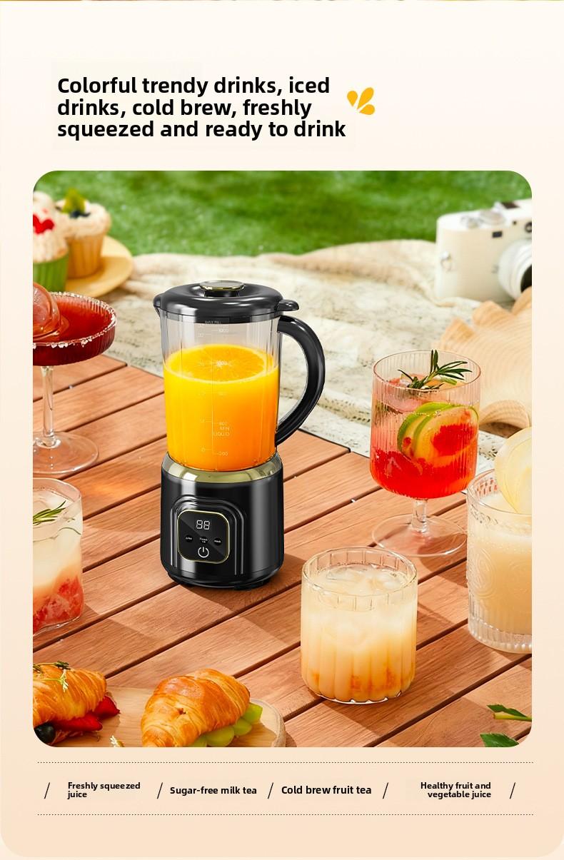 New dual-blade juicer, wireless electric large-capacity juice maker, portable blender for fresh juice