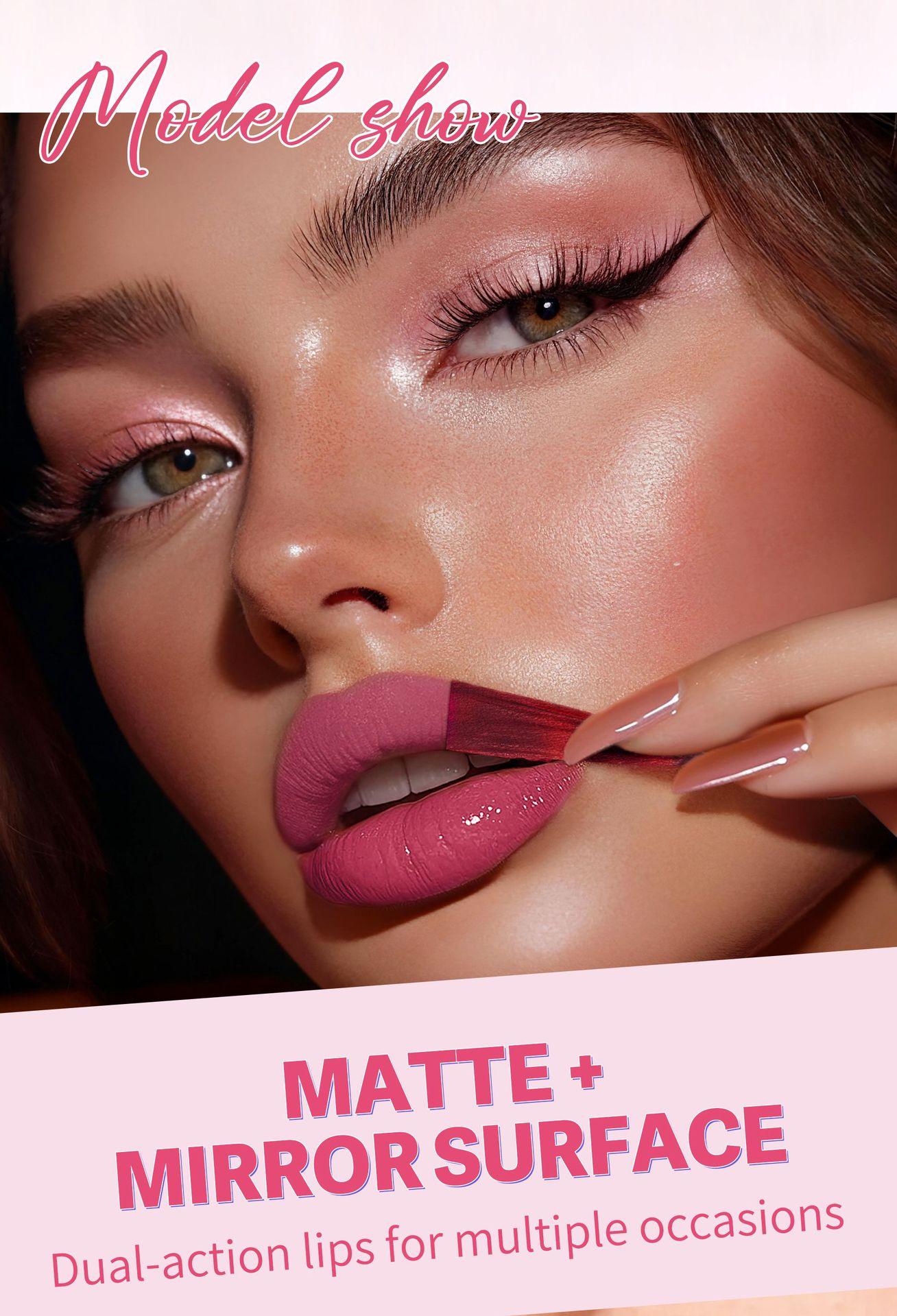 GET THE JUICY GLASS LIPS![OLIBOLLA Official] 2-in-1 Peel Off Lip Liner Stain & Plumping Oil Duo: Viral Peel & Reveal Lip Tattoo, Transfer-Proof & Hydrating Matte Long-Lasting Waterproof Lipstick