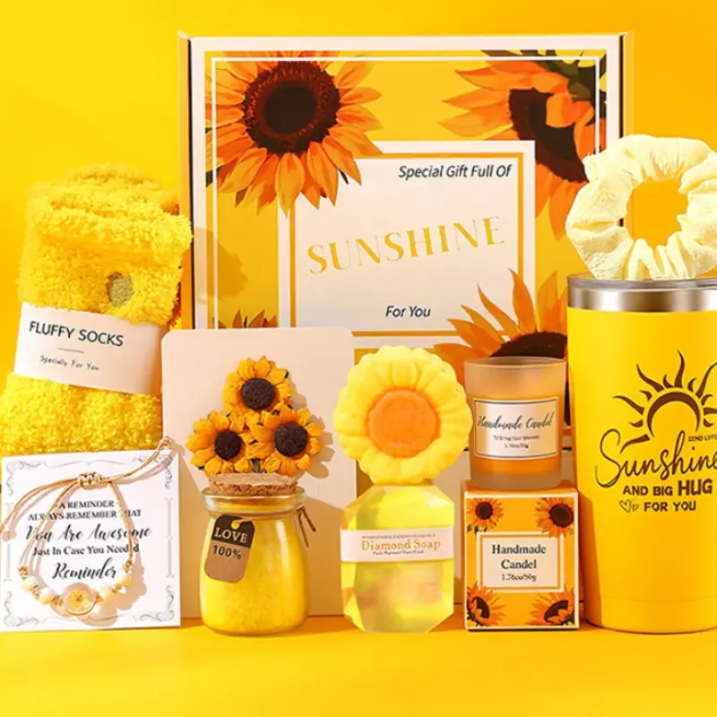 Gift Box Set for June Birthdays, Unique Gift Basket for Sisters & Colleagues, Fun Birthday Present for Girlfriend, Eight-Piece Collection, Themed Gift Box, Unique Birthday Gifts, Gift Bundle Set, Ideal for Gifting