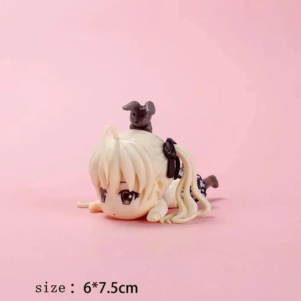 Fate/saber Sexy Anime Figure kawaii girl Figure Fate Stay Night Saber Action Figure Toys Accessories Car Dashboard Toy