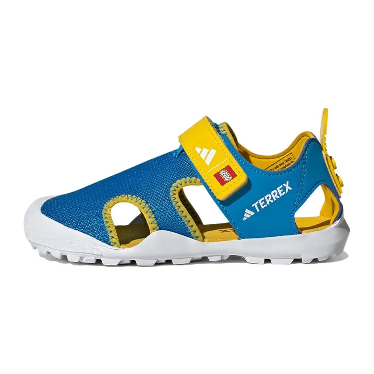 adidas Terrex Captain Toey Sandals LEGO Bright Blue Cloud White Eqt Yellow (GS) IE4977