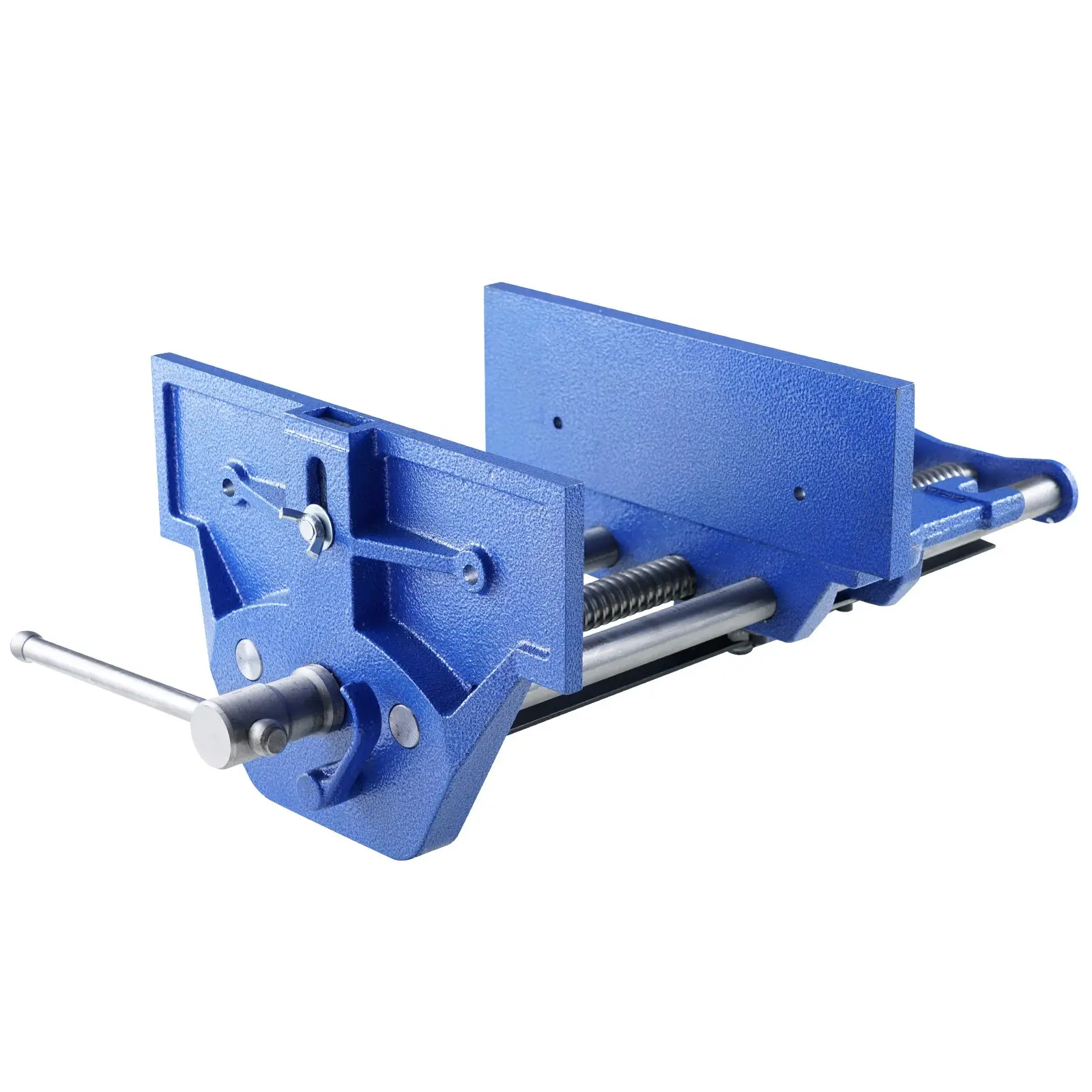 VEVOR Woodworking Vise, 13 inch Woodworking Bench Vise, Heavy-duty Cast Iron Vice for Workbench 10.6" Jaw Width, with Quick Release Lever for Woodworking, Cutting, and Drilling