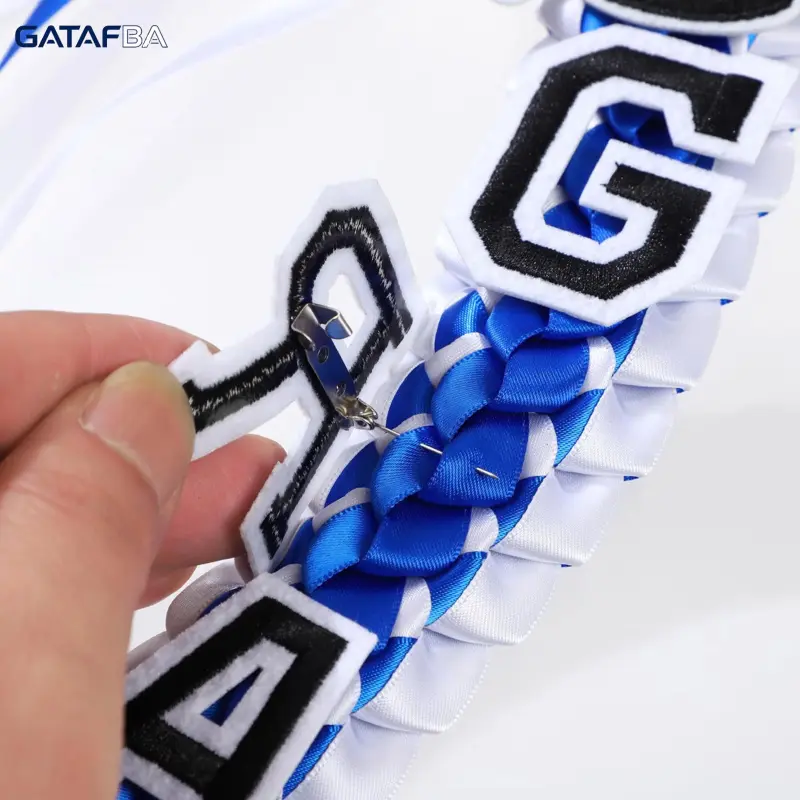 2026 Graduation Leis for Him Her, Hand Woven Blue Braided Ribbon Lei With GRAD Letters And Cap Charm, Adjustable Graduation Money Lei Equipped With Safety Pins, Premium Grad Party Favors Decor For Class of 2026 Graduation Ceremony Celebration Gifts 2026 Graduation Leis for Him Her, Hand Woven Blue Braided Ribbon Lei With GRAD Letters And Cap Charm, Adjustable Graduation Money Lei Equipped With Safety Pins, Premium Grad Party Favors Decor For Class of 2026 Graduation Ceremony Celebration Gifts