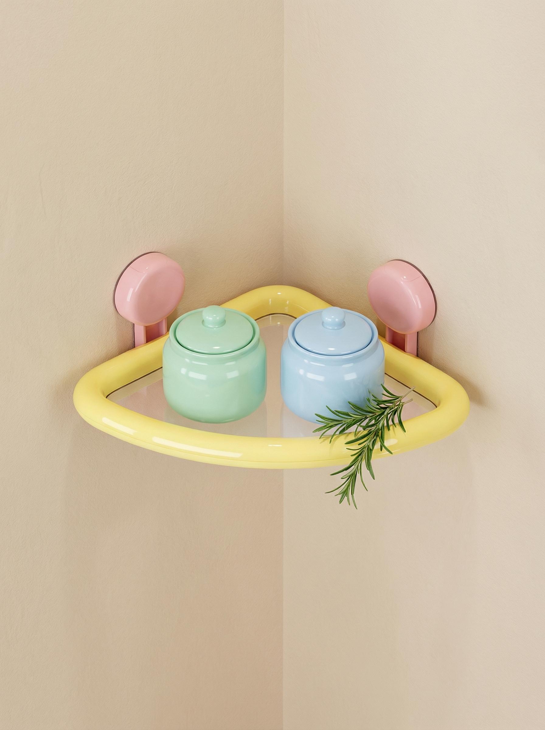 Apple Corner Shower Caddy | No-Drill Bathroom Organizer Apple Corner Shower Caddy | No-Drill Bathroom Organizer